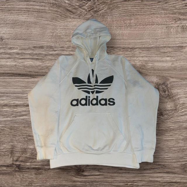 Adidas Originals Men's Hoodie - White/Cream - S on Productcaster.