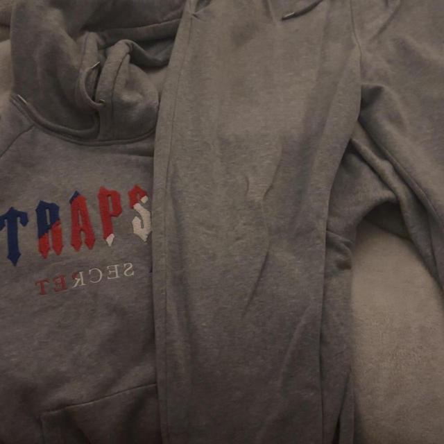 Trapstar Men's Hoodie - Grey/Multi - L on Productcaster.