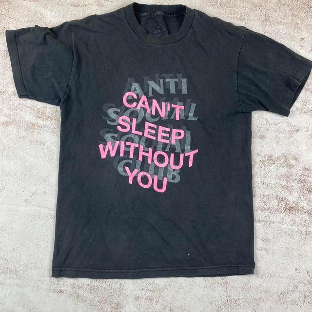 Anti Social Social Club Men's T-shirt - Black - M on Productcaster.