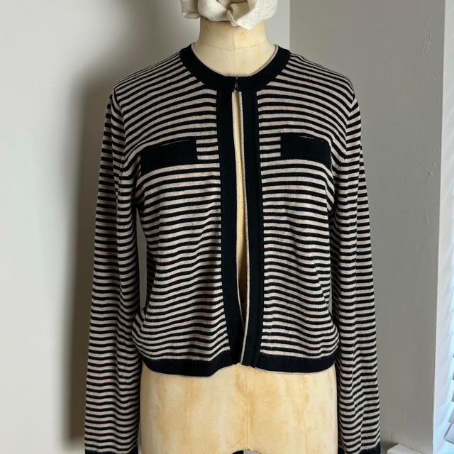 Women's Cardigan - Black/Tan - 10 on Productcaster.