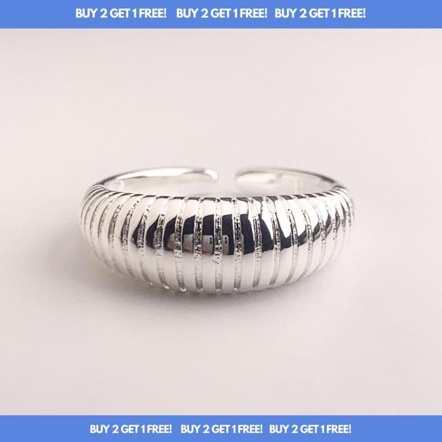 Men's Ring - Silver on Productcaster.