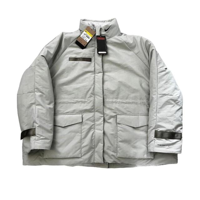 Nike Women's Puffer Jacket - Grey - S on Productcaster.