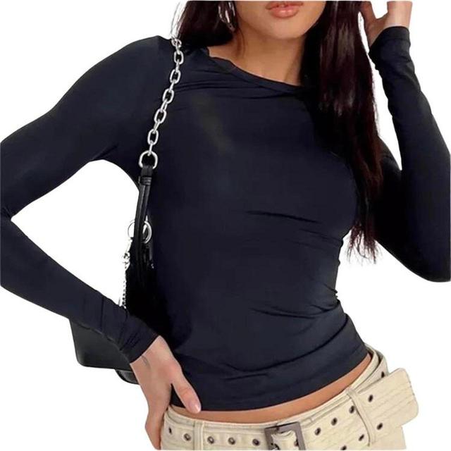 Vintage Women's Crop top - Black - L on Productcaster.