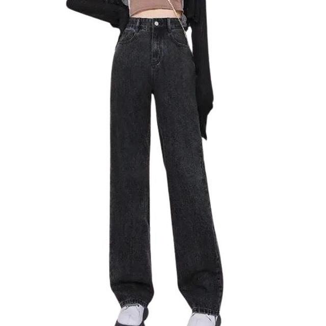 Vintage Women's High waisted Jeans - Black - 3XL on Productcaster.