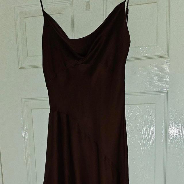 Topshop Women's Midi Dress - Brown - 10 on Productcaster.