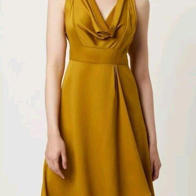 French Connection Women's Slip Dress - Yellow - 16 on Productcaster.