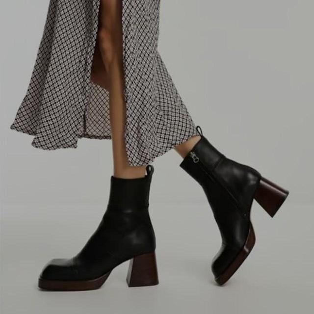 ASOS Design Women's Ankle Boots - Black/Brown - UK 6 on Productcaster.