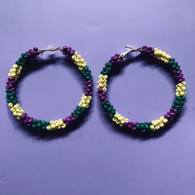 Women's Earrings - Purple on Productcaster.