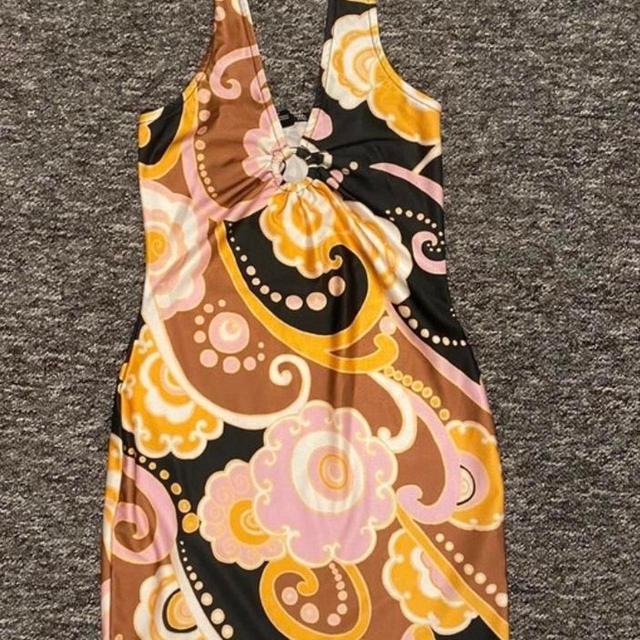 Urban Outfitters Women's Dress - Pink/Multi - XS on Productcaster.