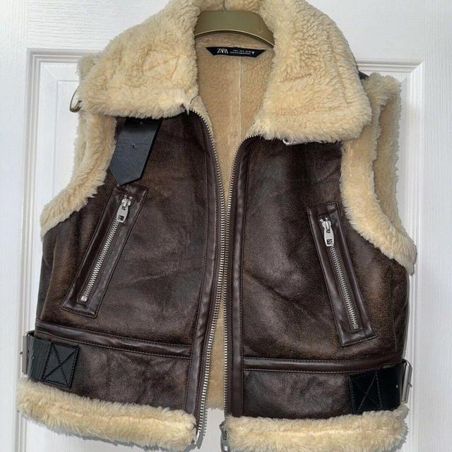 Zara Women's Gilet - Brown - S on Productcaster.