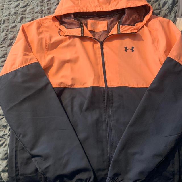 Under Armour Men's Windbreaker Jacket - Orange/Multi - XL on Productcaster.