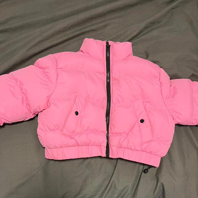 Women's Puffer Jacket - Pink - UK 6 on Productcaster.