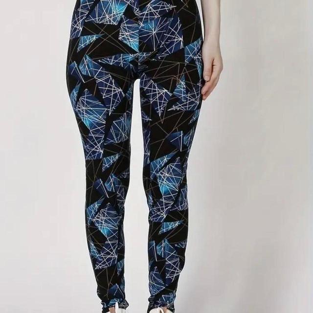 The Unbranded Brand Women's Leggings - Blue/Multi - S on Productcaster.