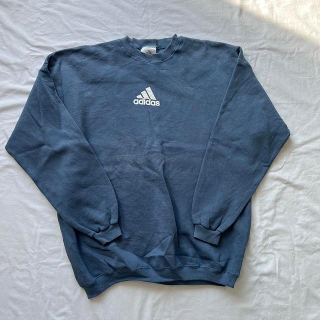 Adidas Men's Jumper - Blue - XL on Productcaster.