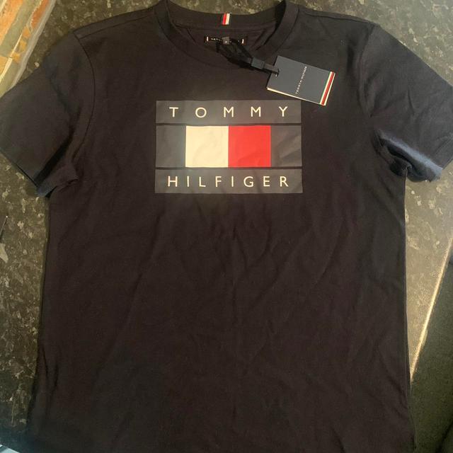 Tommy Hilfiger Kids' T-shirt - Navy on Productcaster.