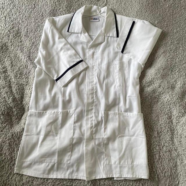 Men's Top - White/Blue - L on Productcaster.