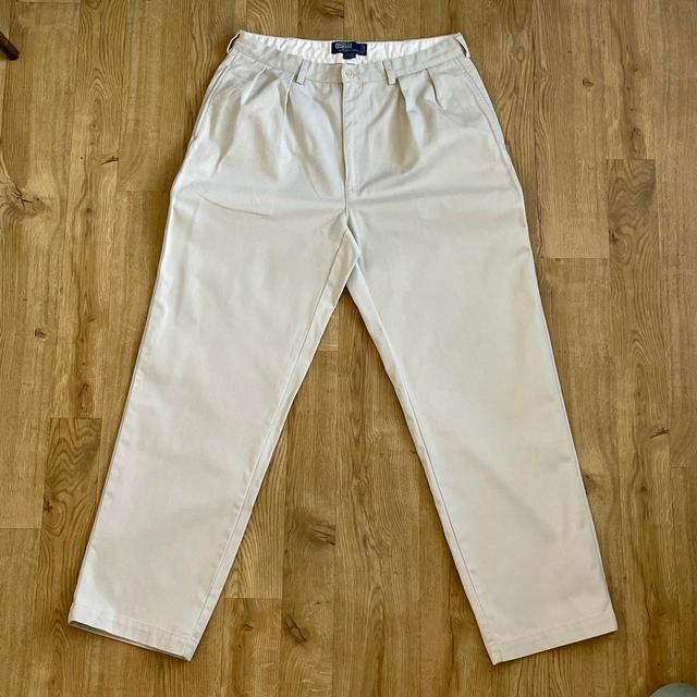 Polo Ralph Lauren Men's Trousers - Cream/Tan - 33" on Productcaster.