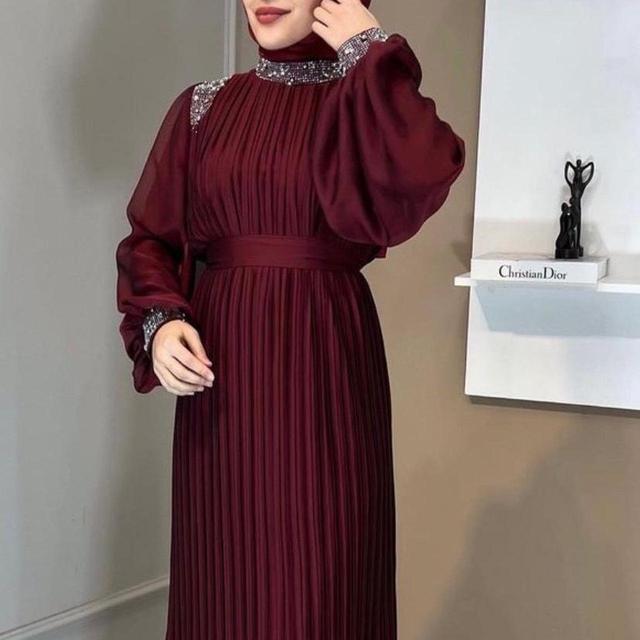 !M?ERFECT Women's Festival Dress - Burgundy - 14 on Productcaster.