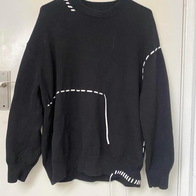 Zara Men's Jumper - Black - M on Productcaster.