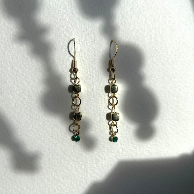 Vintage Women's Earrings - Gold on Productcaster.