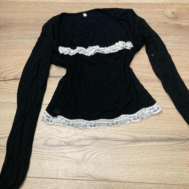 Women's Shirt - Black/White - S on Productcaster.