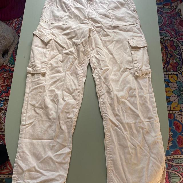 Primark Kids' Cargo Jeans - Cream - 12 years on Productcaster.