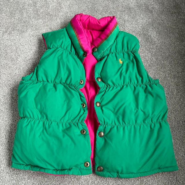 Ralph Lauren Women's Gilet - Green/Pink - UK 8 on Productcaster.