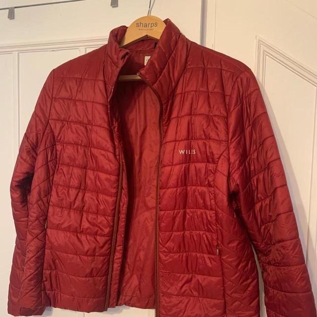 Jack Wills Women's Coat - Red/Burgundy - UK 14 on Productcaster.