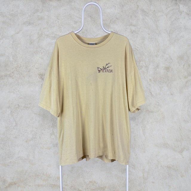 Gildan Men's T-shirt - Tan - XXL on Productcaster.