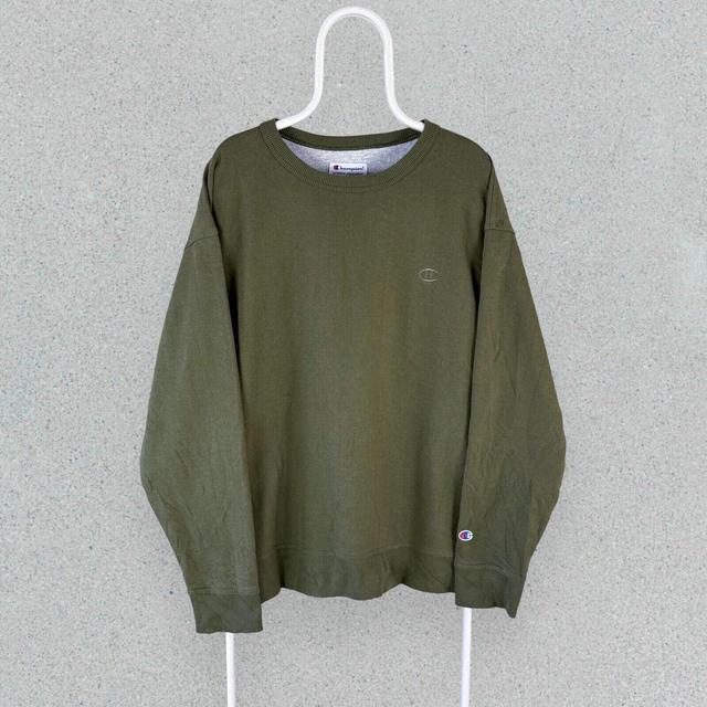 Champion Men's Sweatshirt - Green - XXL on Productcaster.