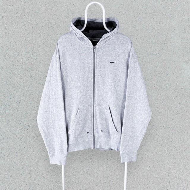 Nike Men's Hoodie - Grey - L on Productcaster.