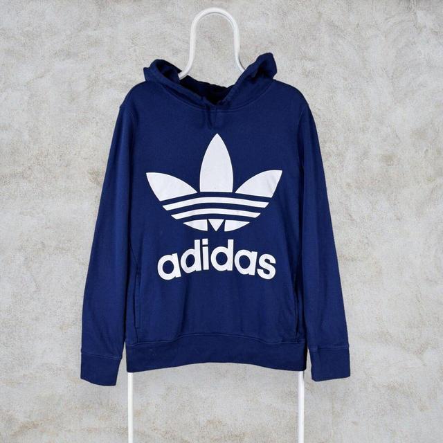 Adidas Women's Hoodie - Blue - 10 on Productcaster.