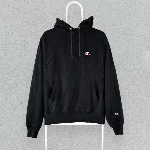 Champion Men's Hoodie - Black - S on Productcaster.