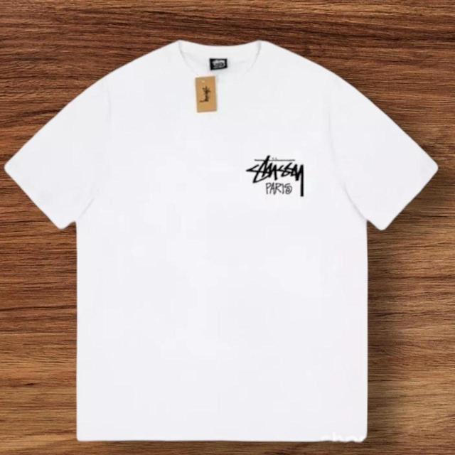 Stüssy Men's T-shirt - White - S on Productcaster.