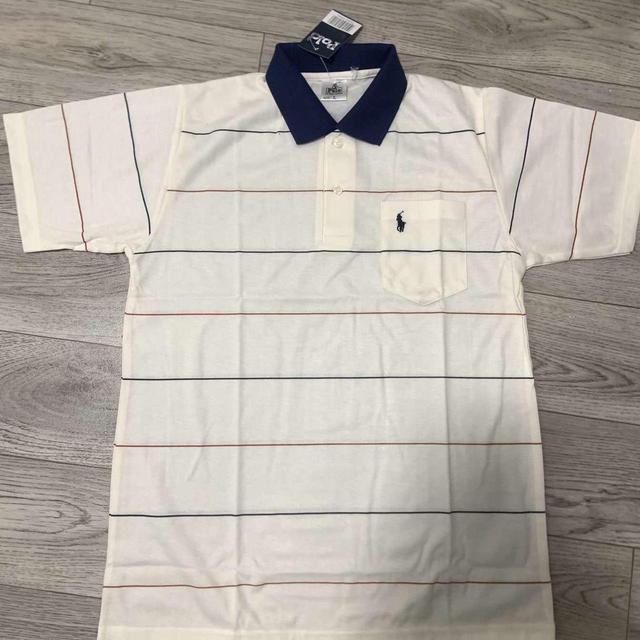 Polo Ralph Lauren Big & Tall Men's Polo shirt - White/Cream - L on Productcaster.