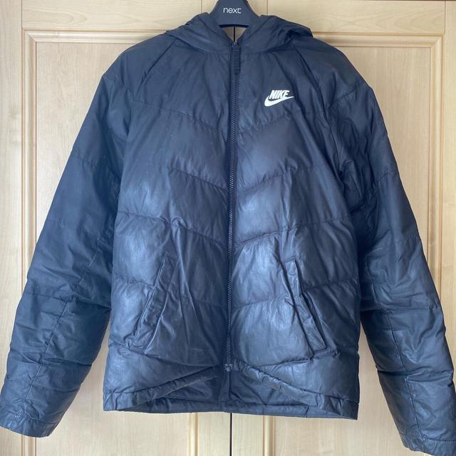 Nike Men's Coat - Black/Grey - XL on Productcaster.