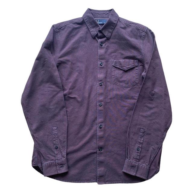 Fred Perry Men's Shirt - Purple - M on Productcaster.