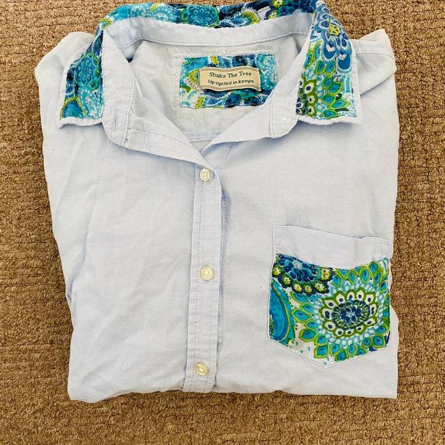 Reworked Women's Shirt - Blue/Green - 10 on Productcaster.