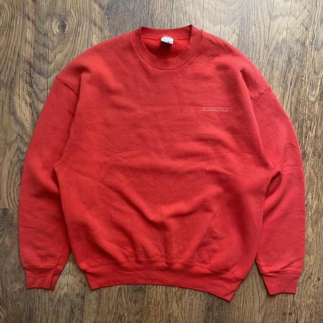 Fruit of the Loom Men's Sweatshirt - Red - XL on Productcaster.