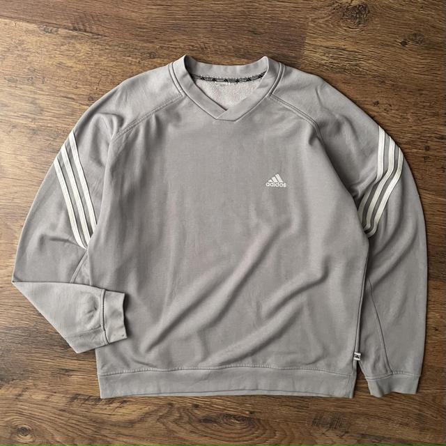 Champion Men's Sweatshirt - Grey/White - XL on Productcaster.