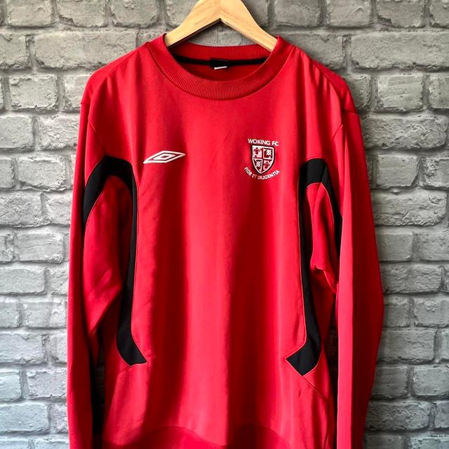 Umbro Men's Sweatshirt - Red/Black - L on Productcaster.