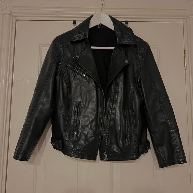 Topshop Women's Jacket - Black/Cream - UK 10 on Productcaster.