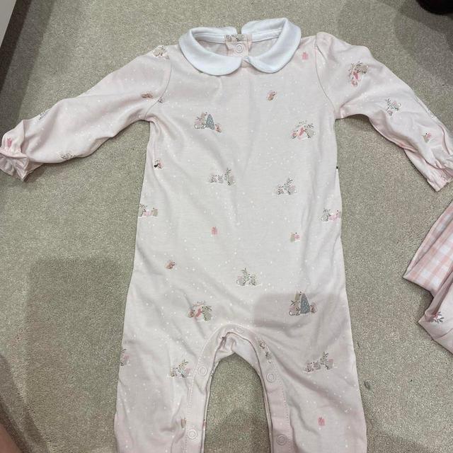 The White Company Kids' Sleepsuit - Pink - 3-6 months on Productcaster.