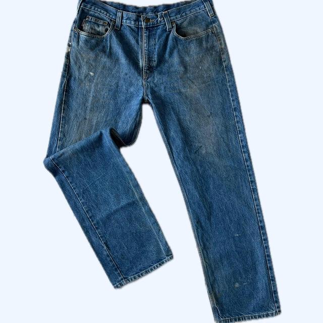 Carhartt Men's Jeans - Blue - 38" on Productcaster.