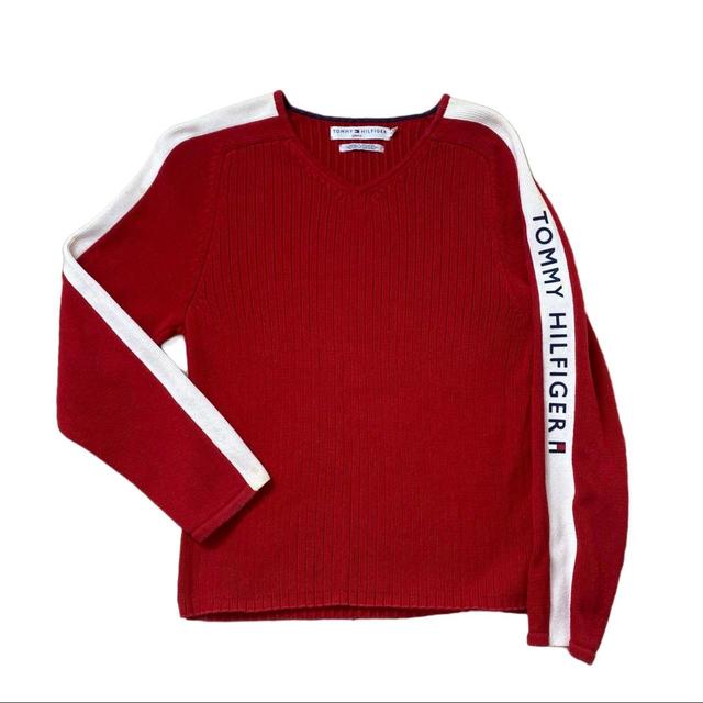 Tommy Hilfiger Women's Jumper - Red - 12 on Productcaster.