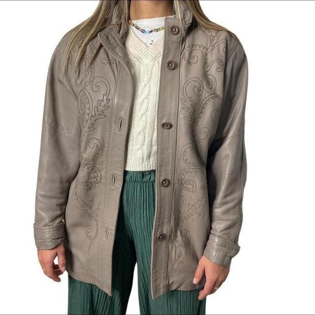 Vintage Women's Lightweight Jacket - Grey - UK 12 on Productcaster.