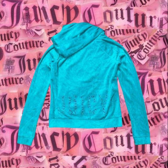 Juicy Couture Women's Hoodie - Green/Blue - M on Productcaster.