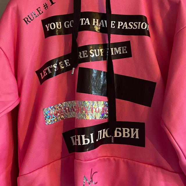 Custom Women's Hoodie - Pink - M on Productcaster.