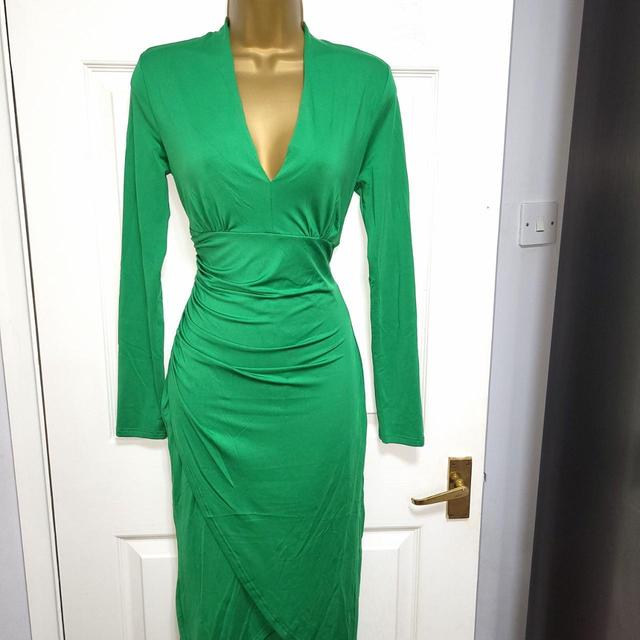 Women's Bodycon Dress - Green - 8 on Productcaster.