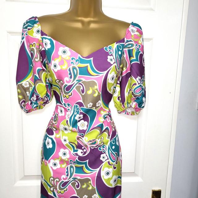 Women's Bodycon Dress - Multi/Purple - 8 on Productcaster.